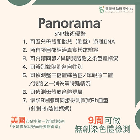 [美国Panorama] 9周无创早筛新选择！图片